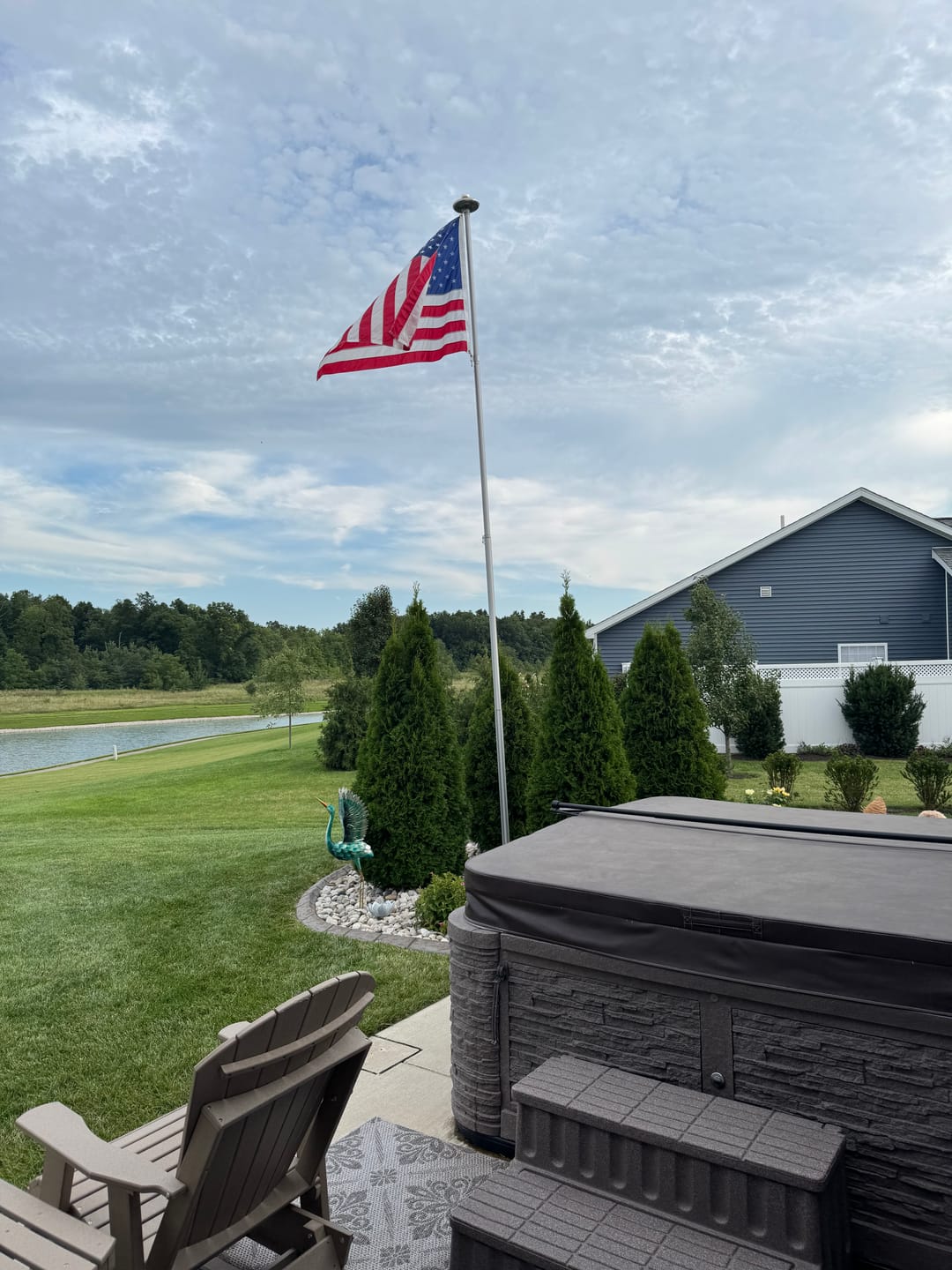 Customer photo review of 4' x 6' American Flag