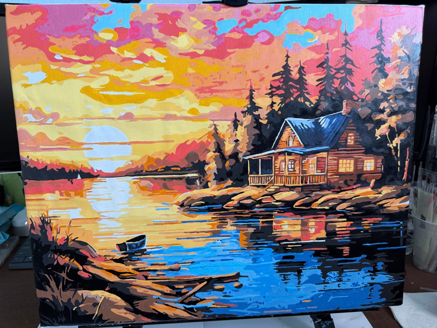 Customer photo review of Riverside Cabin