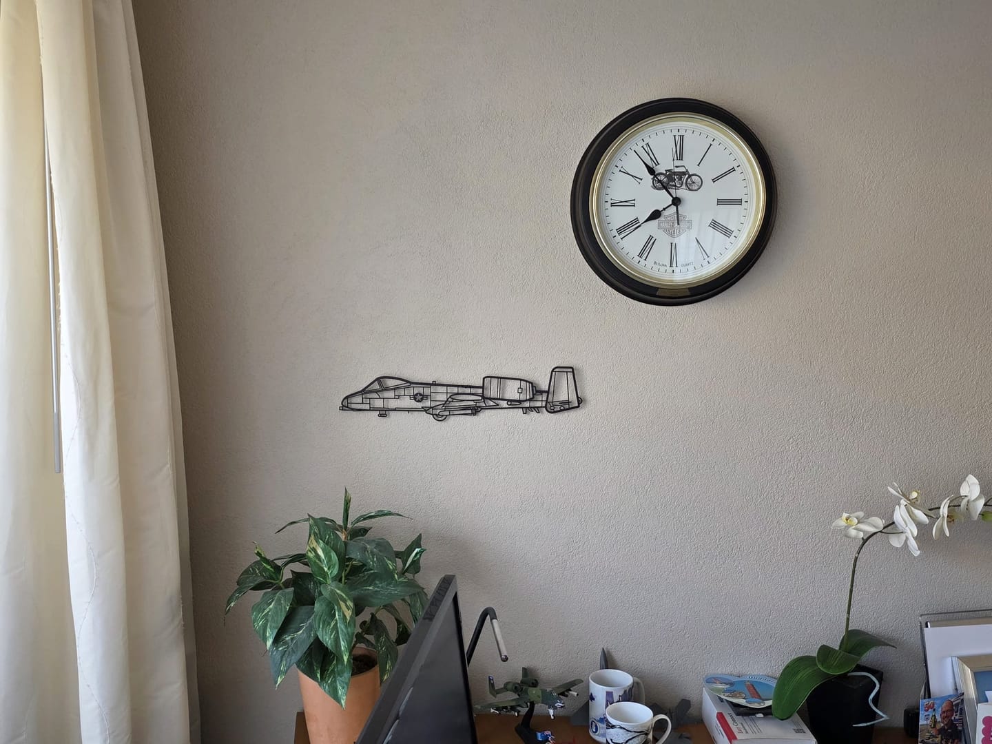 Customer photo review of A-10 Thunderbolt 2 Silhouette Metal Wall Art