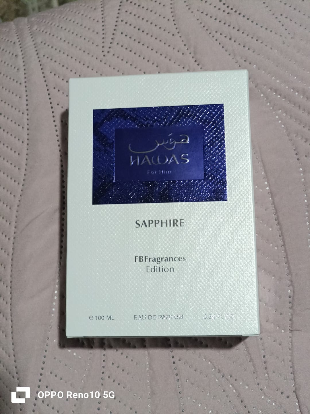 Customer photo review of Perfume Hawas Sapphire de 100 ml EDP