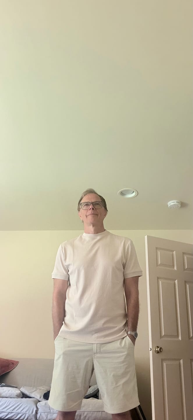 Customer photo review of Mock Neck T-Shirt
