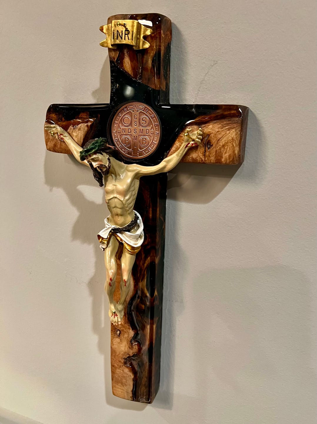 Customer photo review of 12x6x1" Cross Silicone Mold For Epoxy Resin - Medium Cross Mold