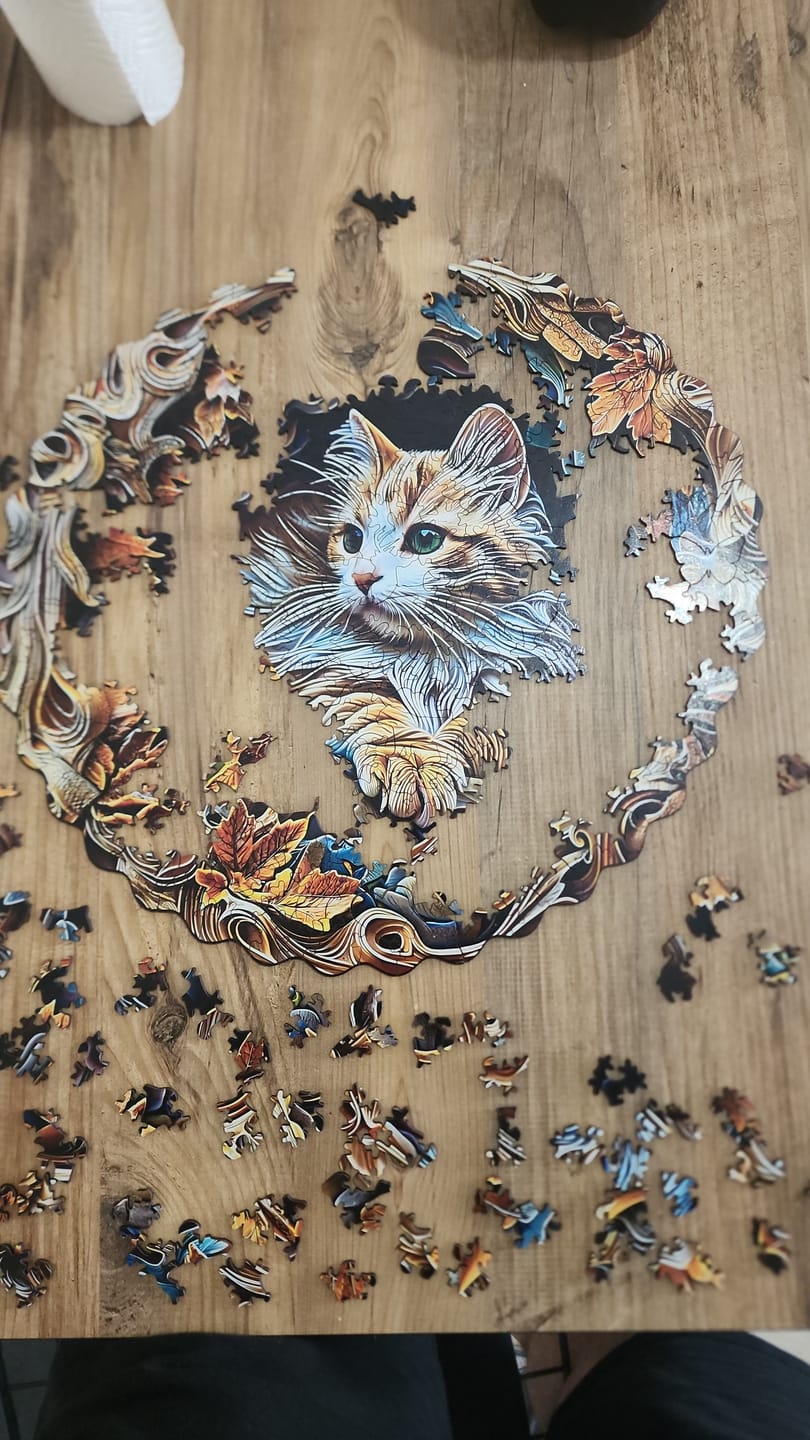Customer photo review of Kedi V2 - Ahşap Puzzle