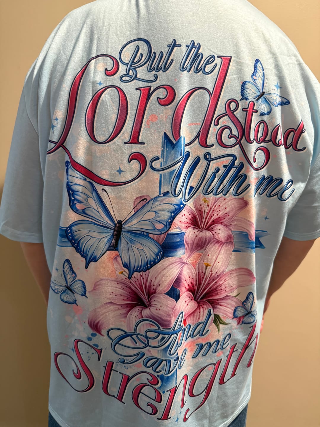 Customer photo review of Lord Stood With Me Women's All Over Print Shirt - Tyqy1905261