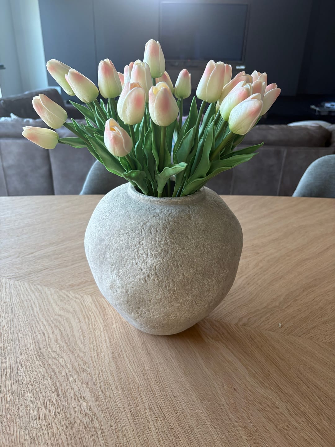Customer photo review of Tulpen Boeket - Oud Roze (25 stengels)
