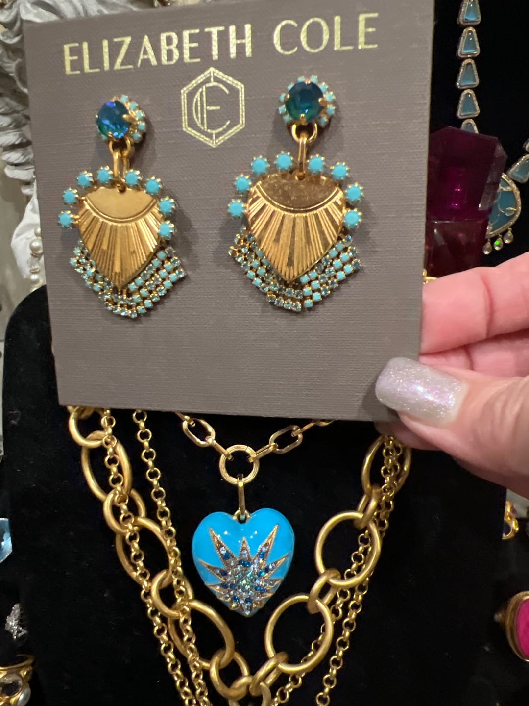 Customer photo review of Heart of Tefiti Necklace