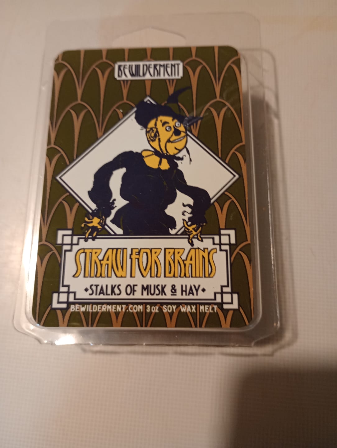 Customer photo review of Straw for Brains Wax Melts