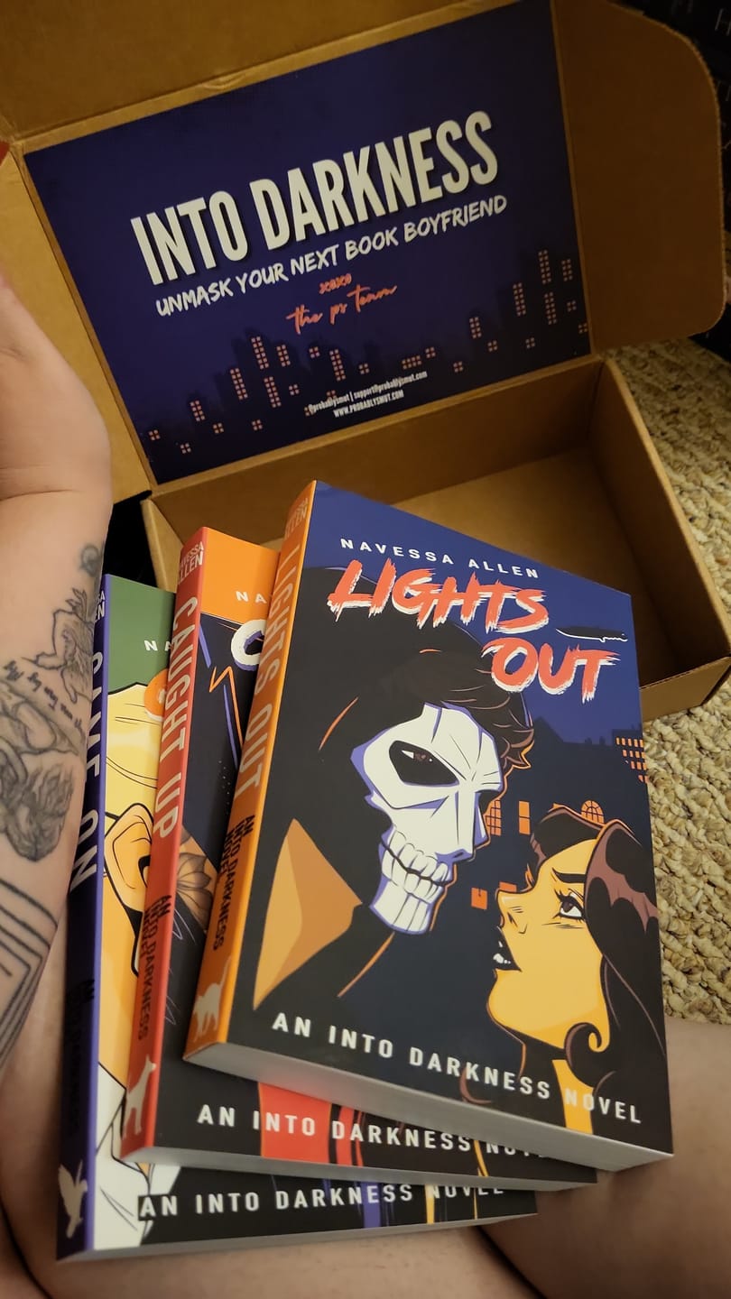 Customer photo review of smut slut book club subscription
