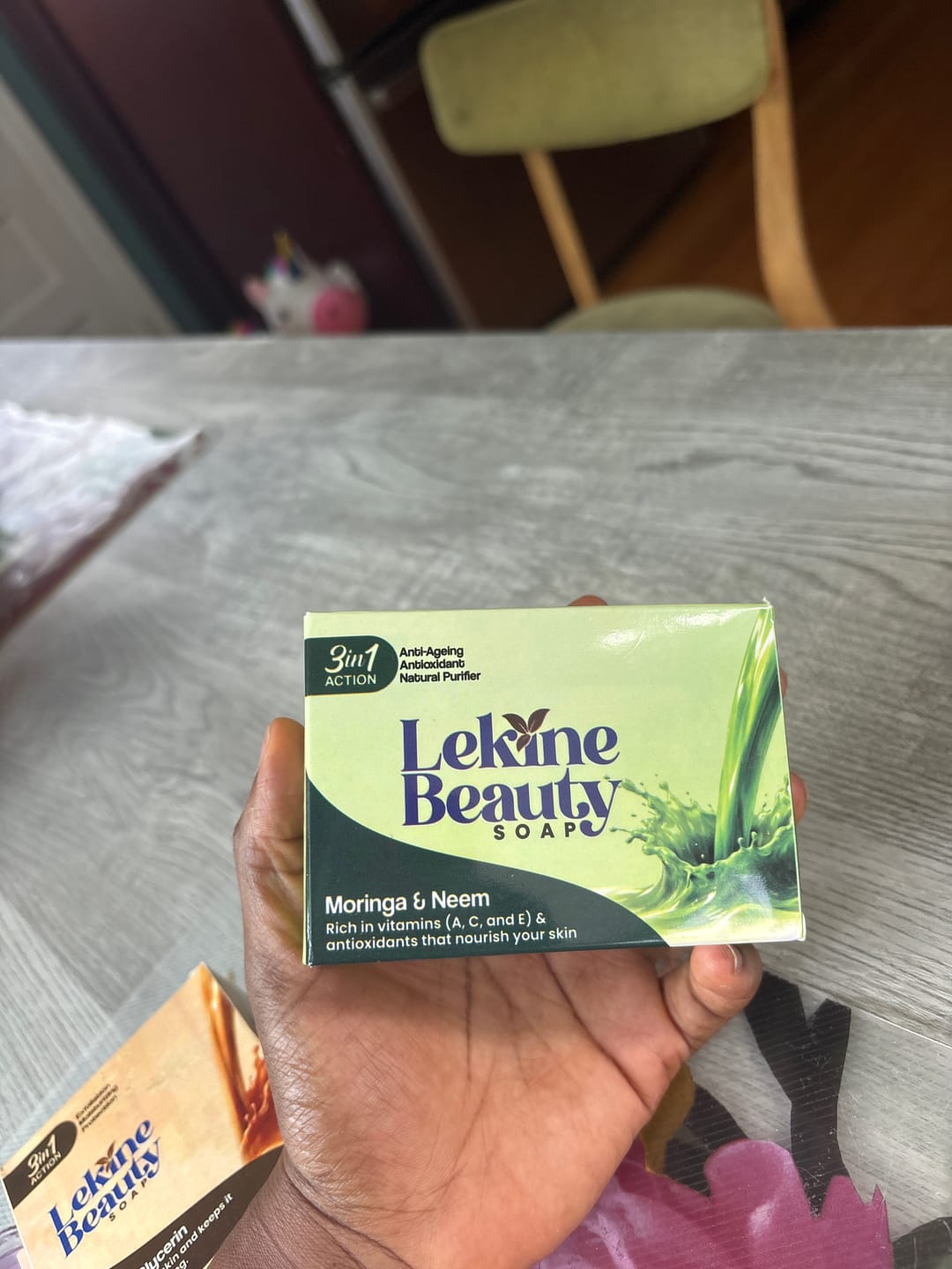 Customer photo review of Neem and Moringa Bar Soap