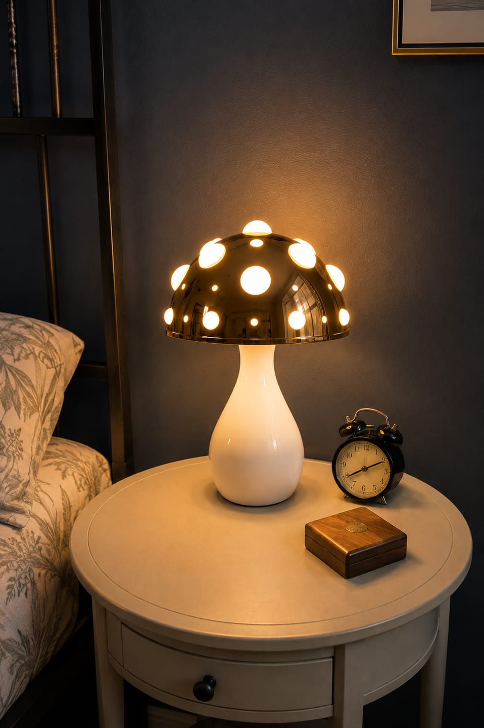 Customer photo review of Designer Mushroom Table Lamp