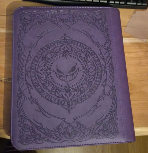 Customer photo review of Purple Evil - Toploader Trading Card Binder