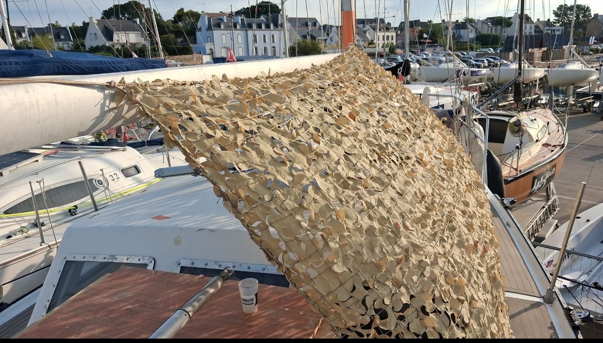 Customer photo review of Filet de camouflage renforcé sable