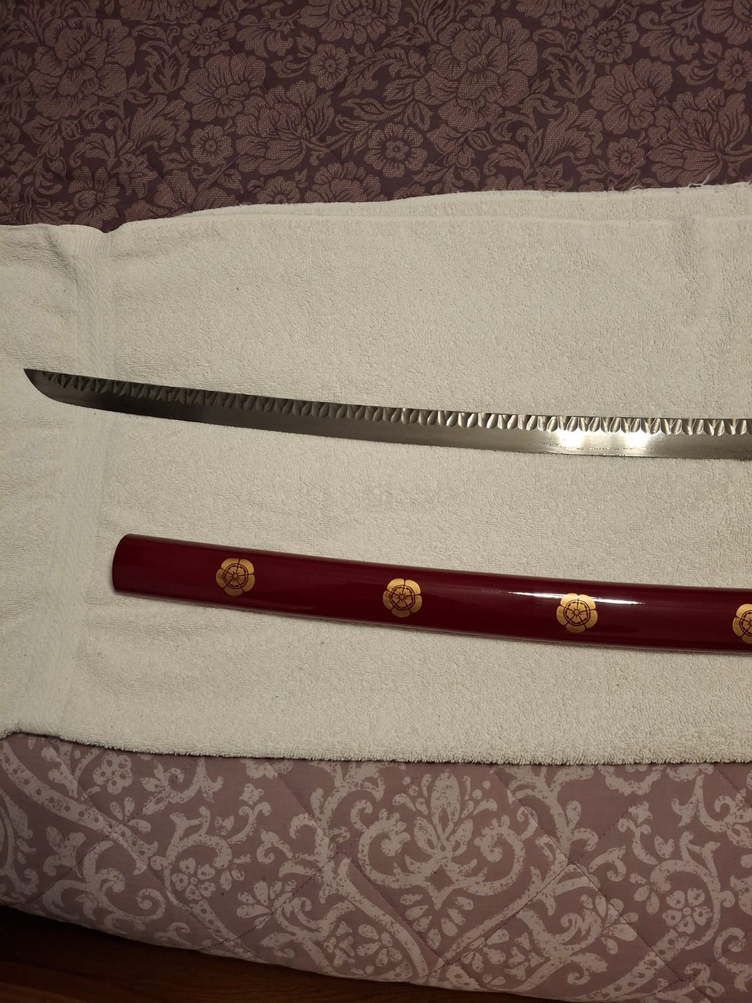 Customer photo review of Flower of Fire Katana
