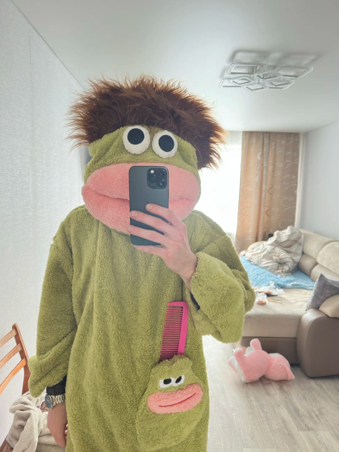 Customer photo review of MonsterNap™ – Pijama Monstruo Bocón de Una Pieza | Viral en TikTok | Adultos y Niños