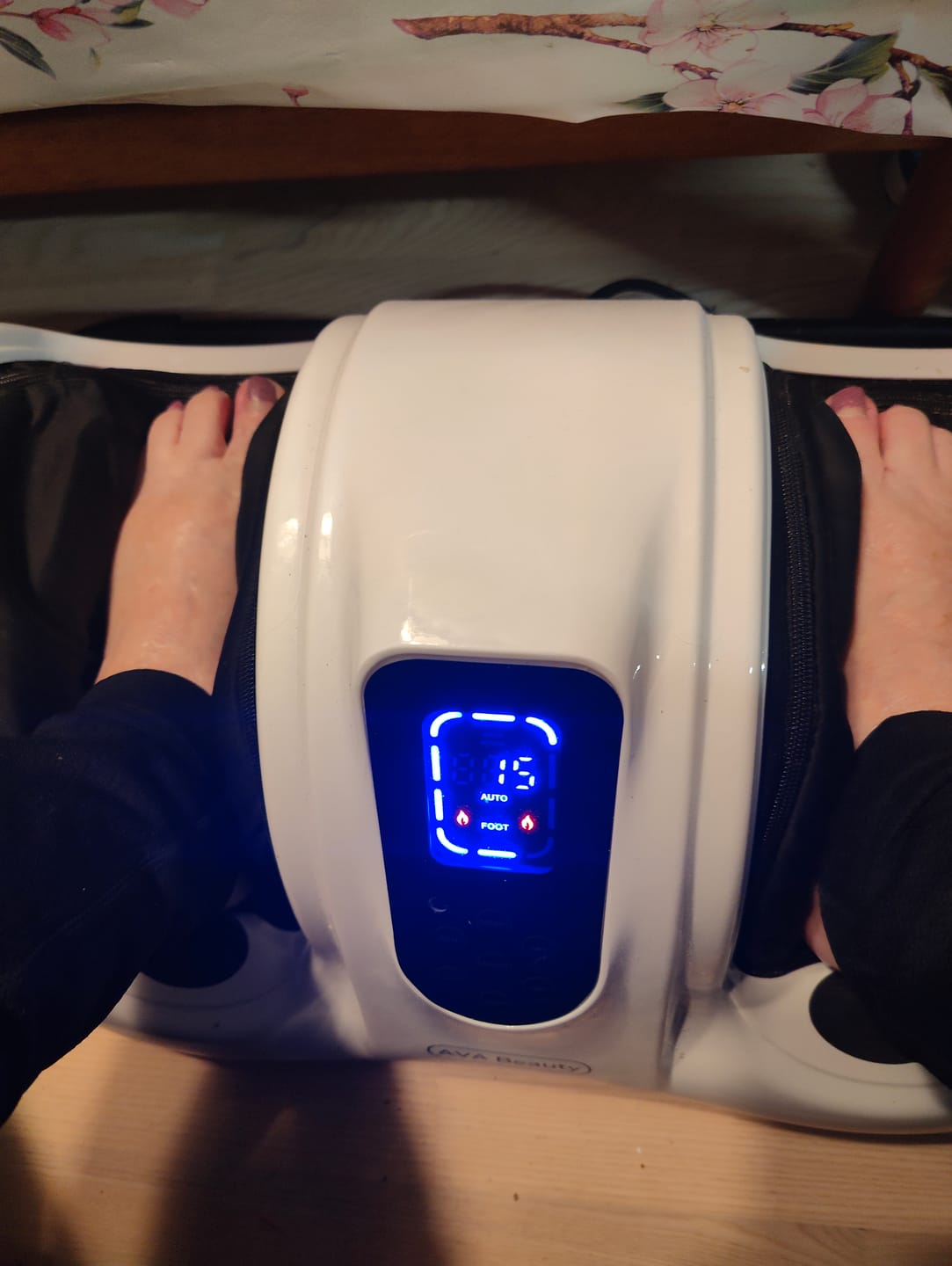 Customer photo review of Fod- og lægmassageapparat med fjernbetjening