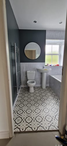 Customer photo review of Nuie Barmby Standard Single Ended Bath 1700 x 750mm - White