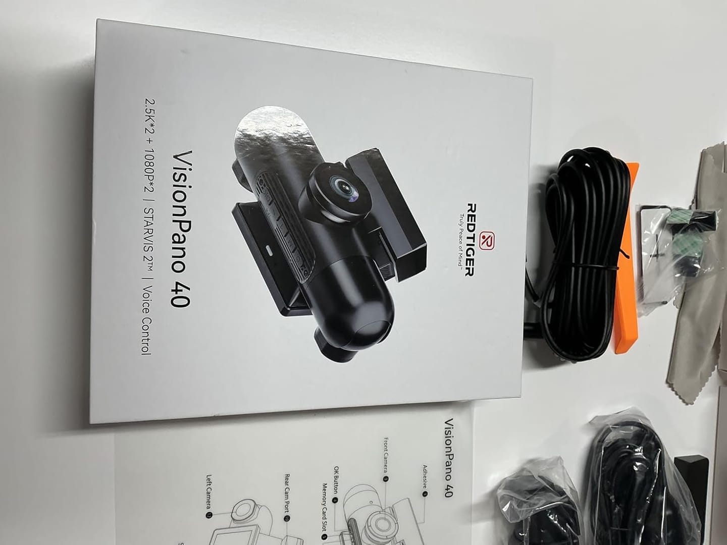 Customer photo review of BOLTHUT™ 4-Channel Dash Cam — 360° Front, Rear & Cabin, Night Vision