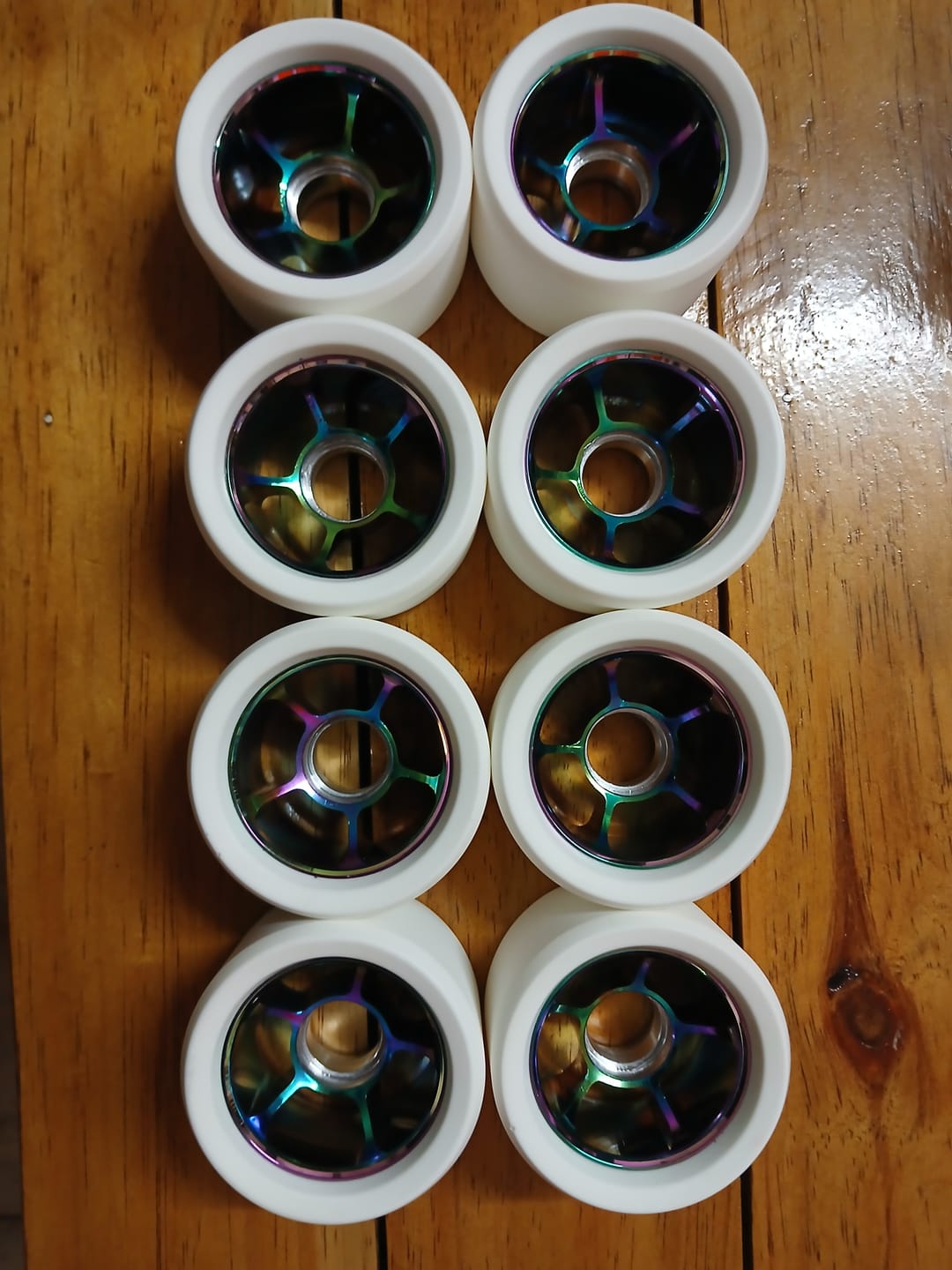 Customer photo review of Royal Assassin Indoor Roller Skate Wheels
