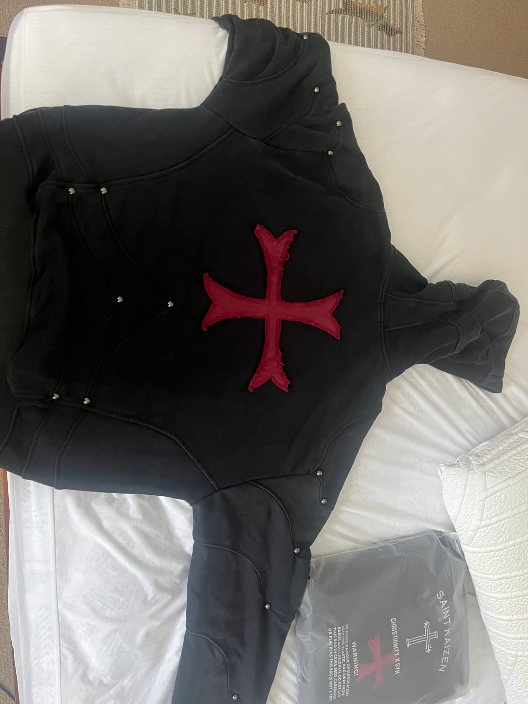 Customer photo review of Crusader Armor Hoodie