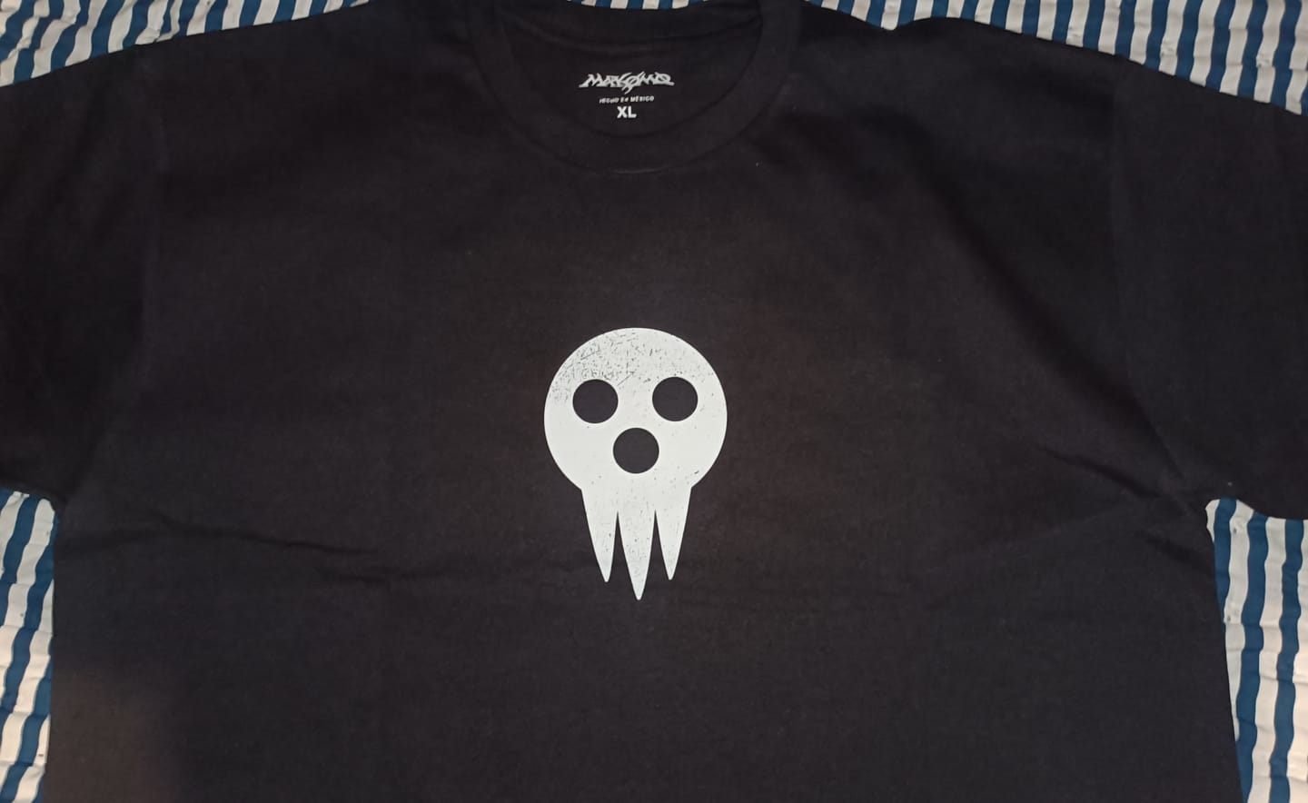 Customer photo review of DEATH THE KID | SOUL EATER | PLAYERA OVERSIZE PREMIUM NEGRA