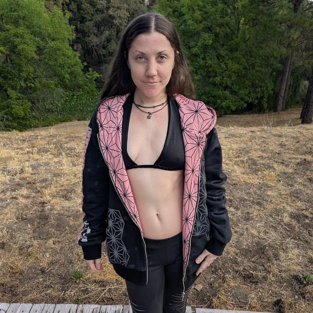 Customer photo review of Nezuko Hoodie