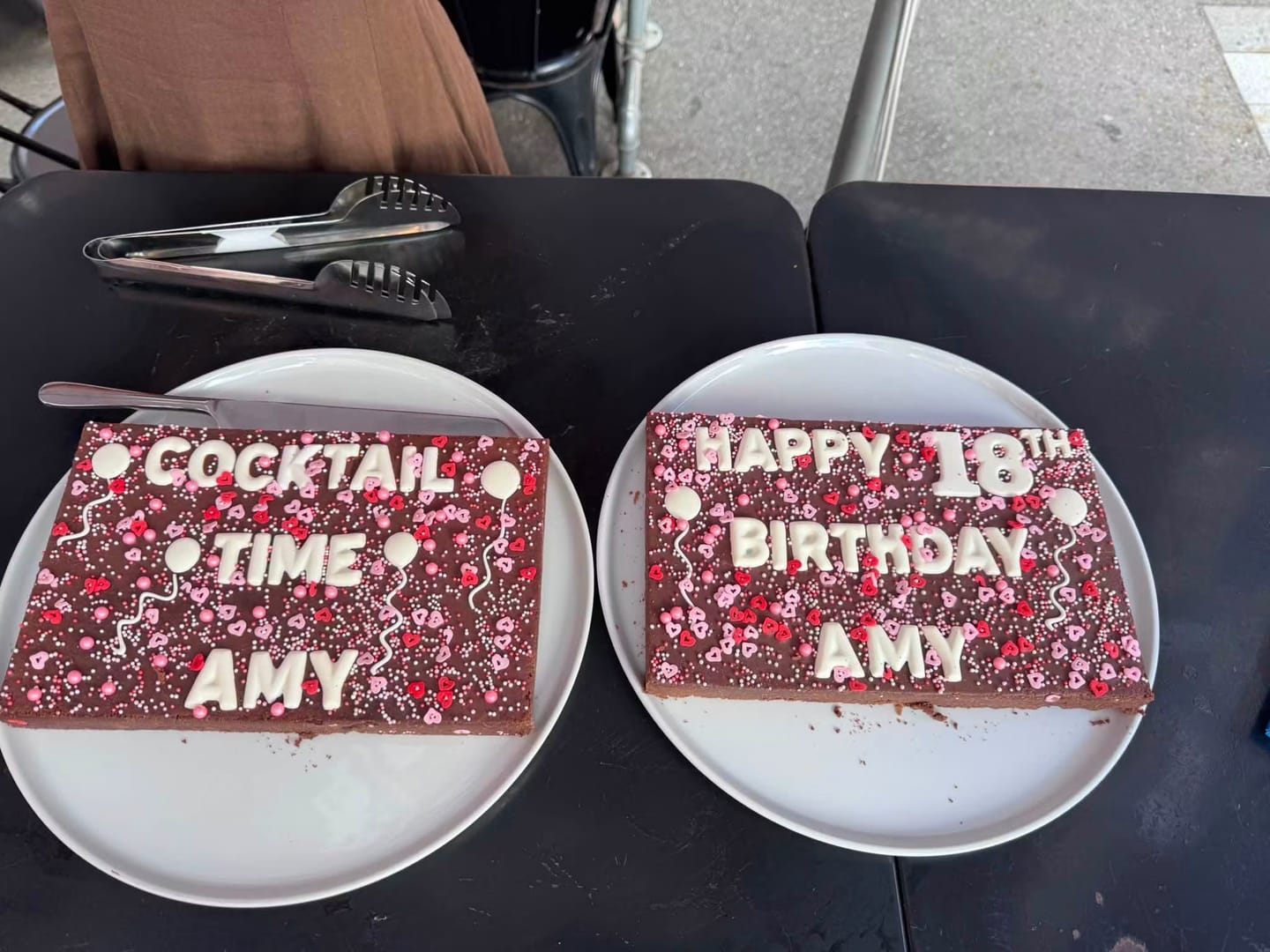 Customer photo review of Birthday Brownie · Large