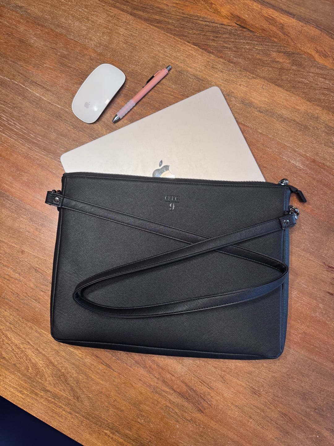Customer photo review of #9 JW Blackout Padded Crossbody Techie