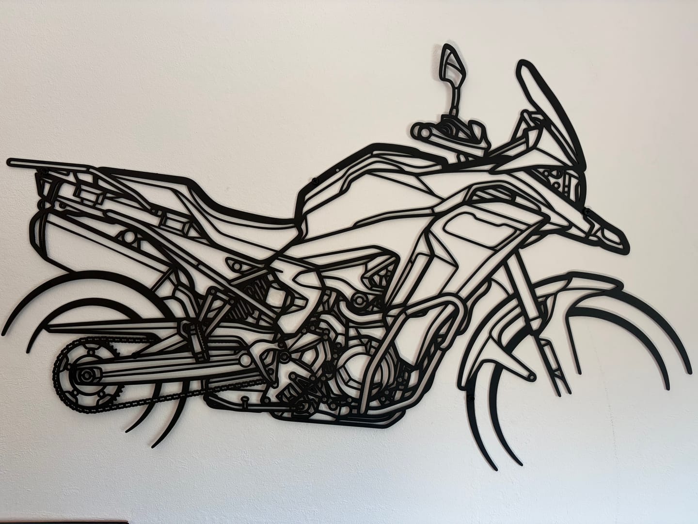 Customer photo review of F 850 GS Adventure 2020 Silhouette Metal Wall Art