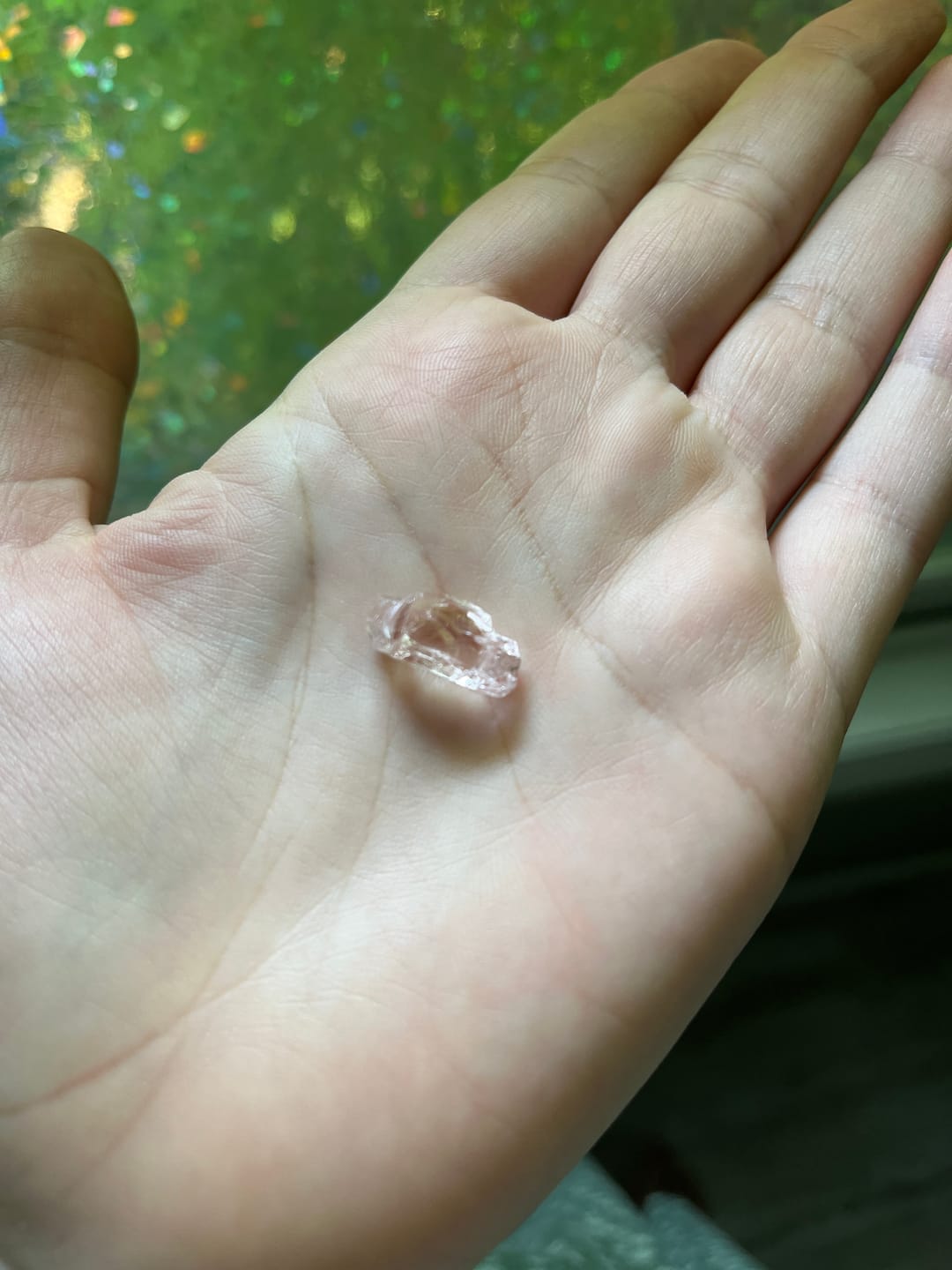 Customer photo review of Morganite Crystal