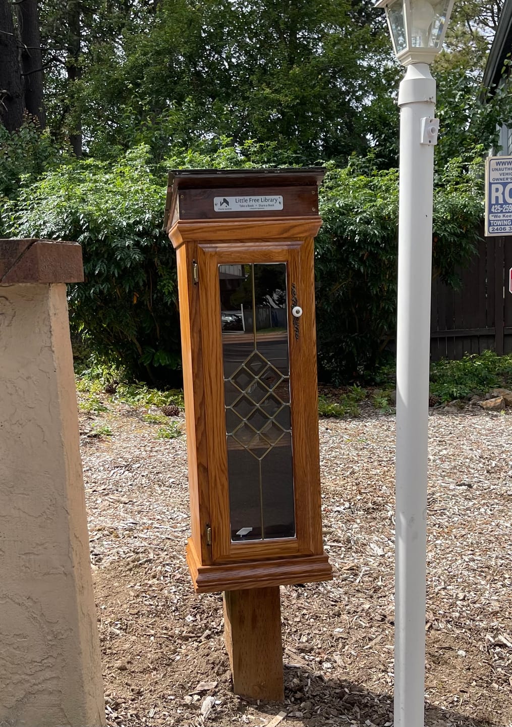 Customer photo review of Little Free Library Official Charter Sign