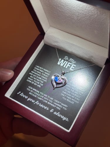 Customer photo review of Hjertesmykke – Alltid Din
