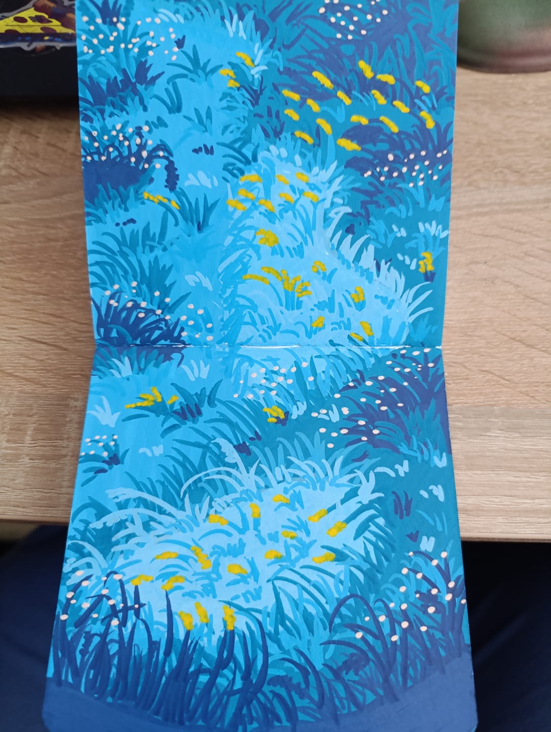Customer photo review of Ohuhu Nahuku Direct-ink Acrylic Markers