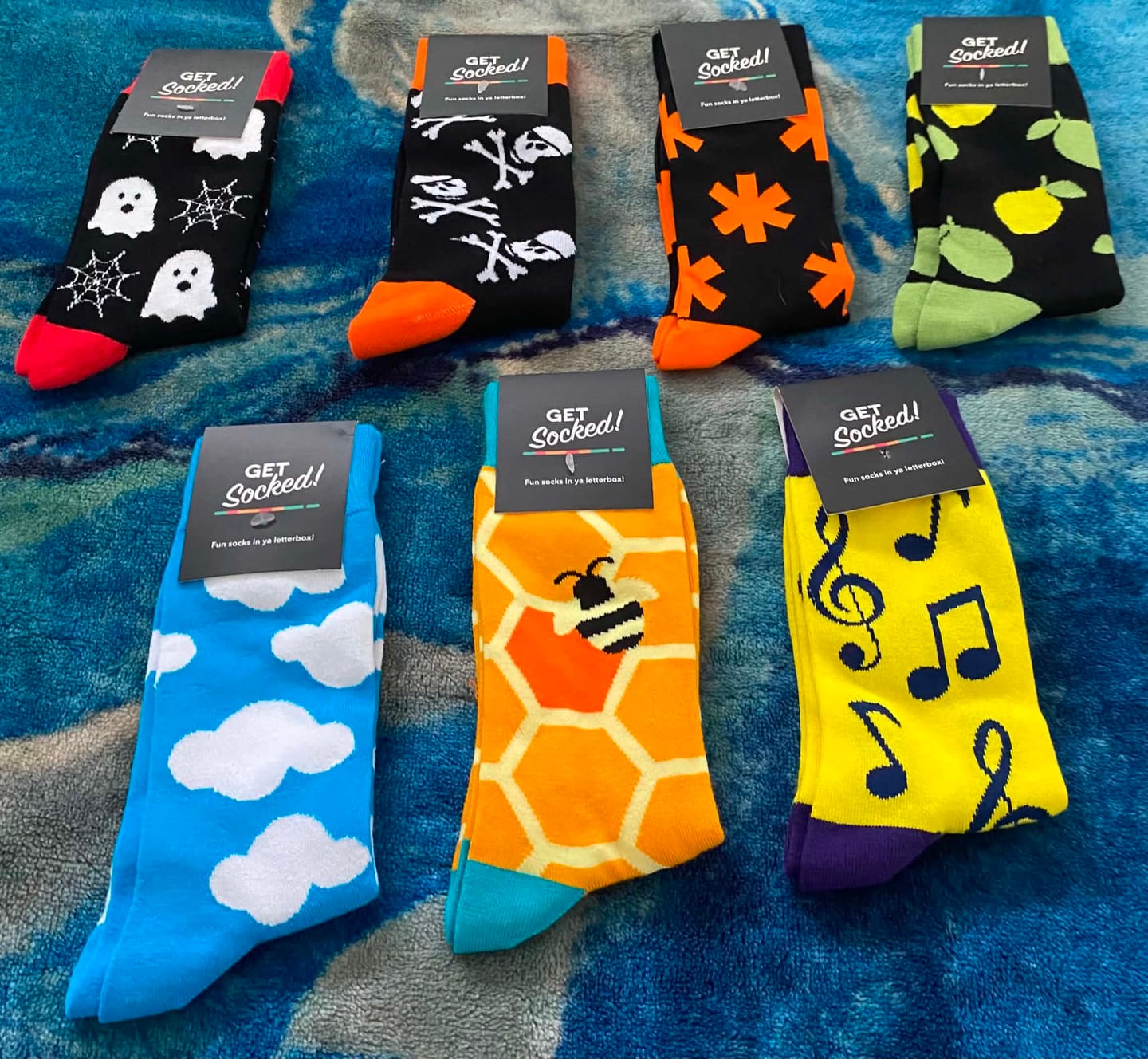 Customer photo review of Lemon & Limes - Bamboo Socks