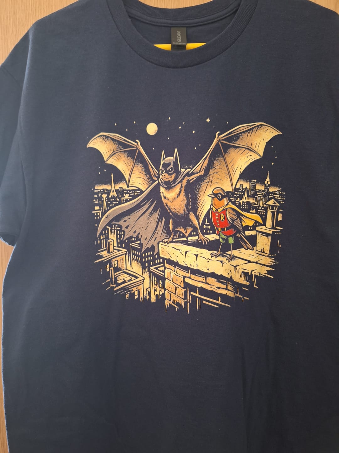 Customer photo review of Bat N Robin 7 T-Shirt