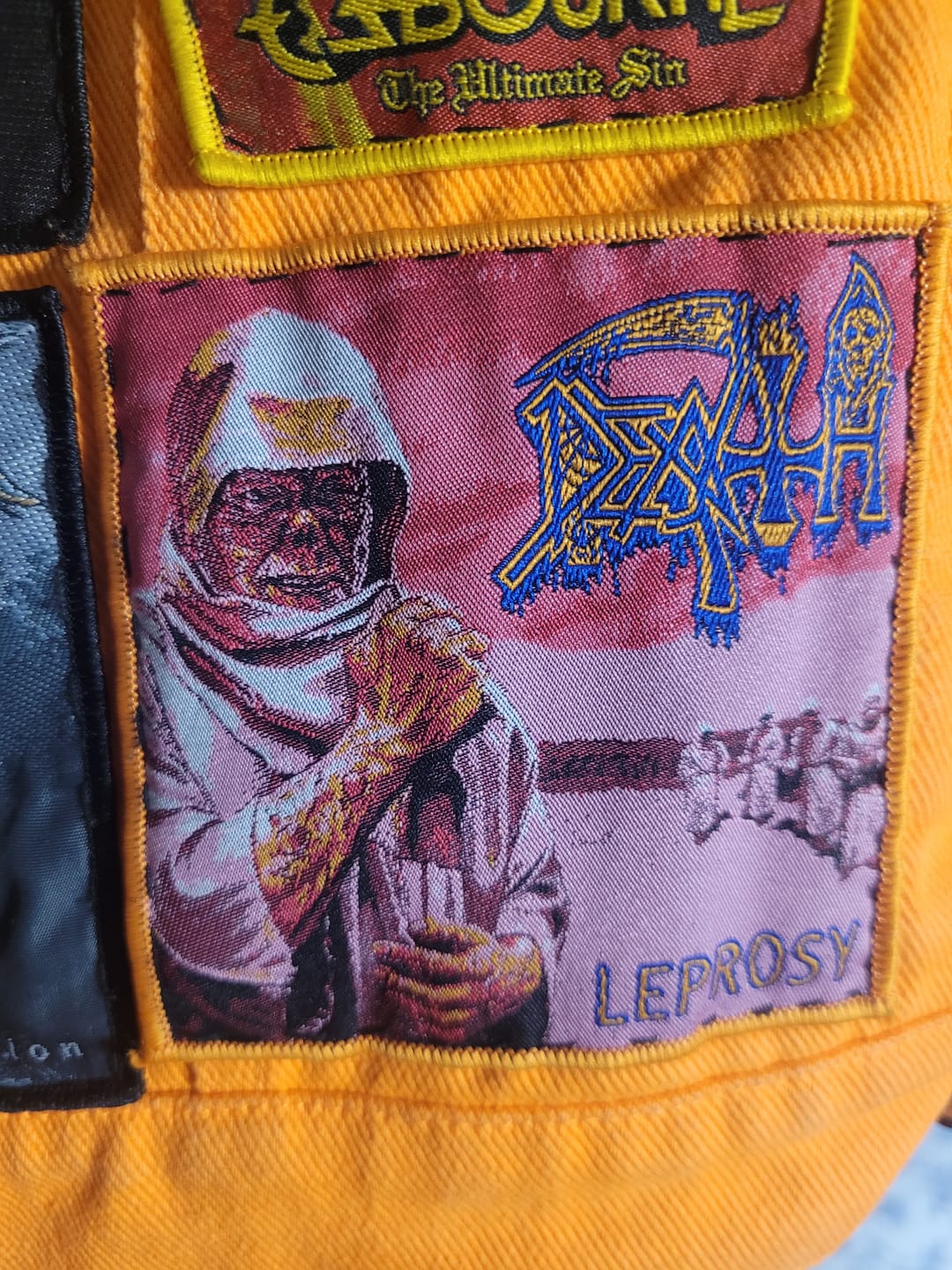 Customer photo review of Death - Leprosy -  Square Patch
