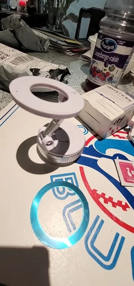 Customer photo review of Magnetic Phone Holder Foldable Design 360°