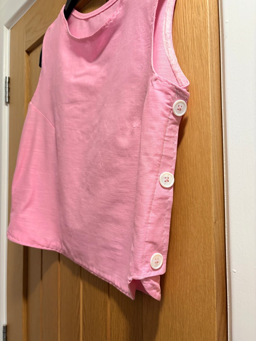 Customer photo review of Plain Cotton Linen Blend Fabric