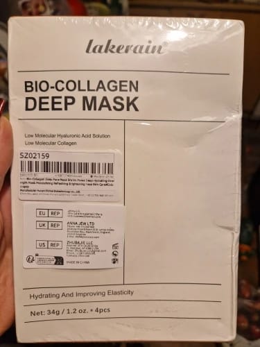 Customer photo review of Bio-Collagen Deep Face Mask