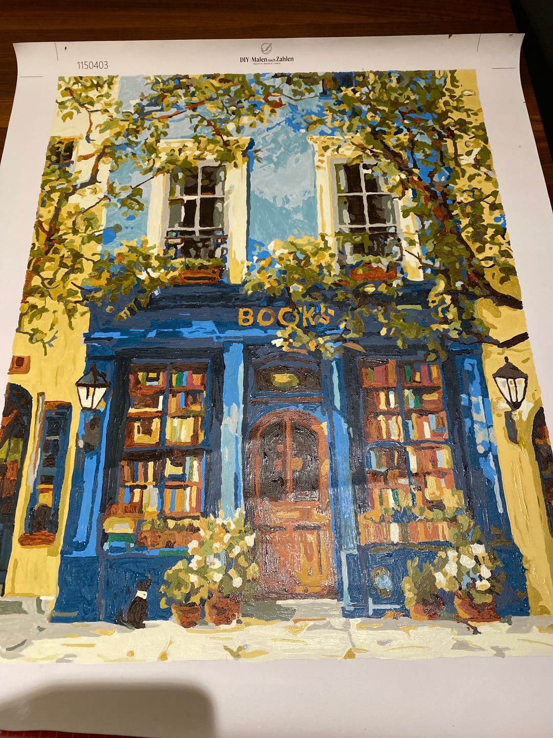 Customer photo review of Malen nach Zahlen - Die blaue Buchhandlung