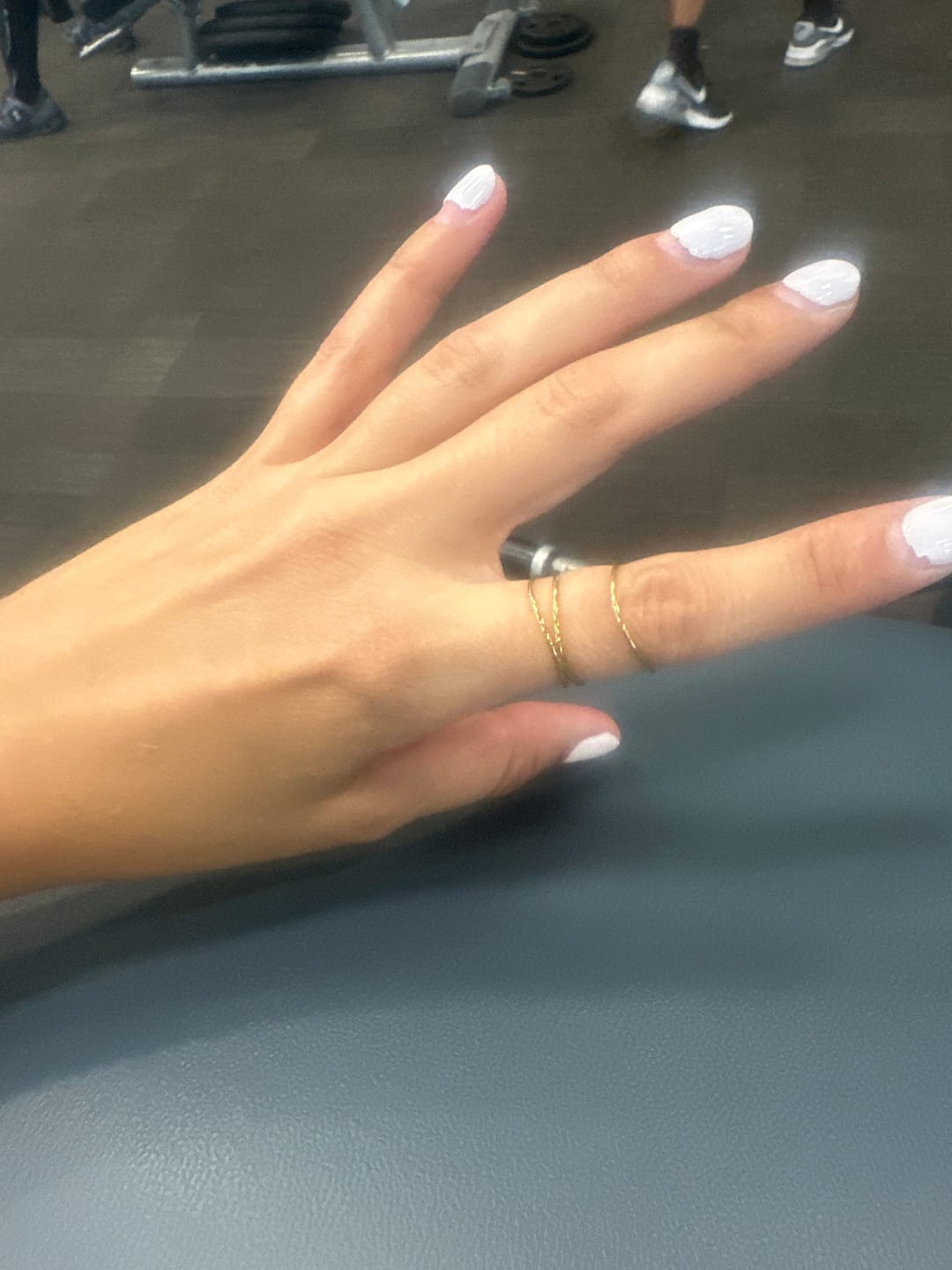 Customer photo review of Gold Infinity Loop Ring