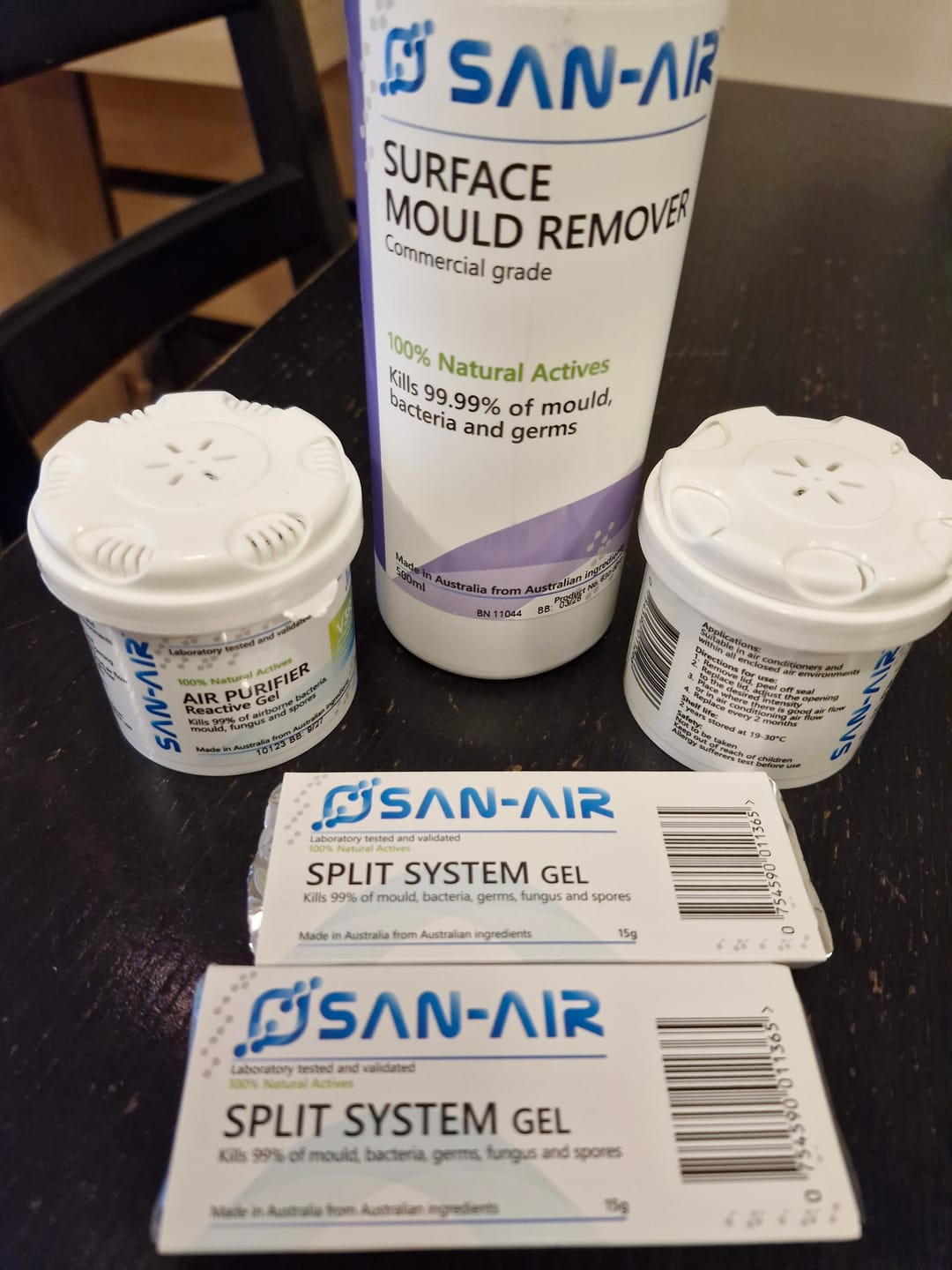 Customer photo review of SAN-AIR Surface Mould Remover 500ml RTU