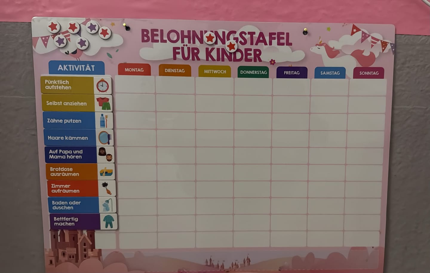 Customer photo review of Edubini Belohnungstafel® für Kinder