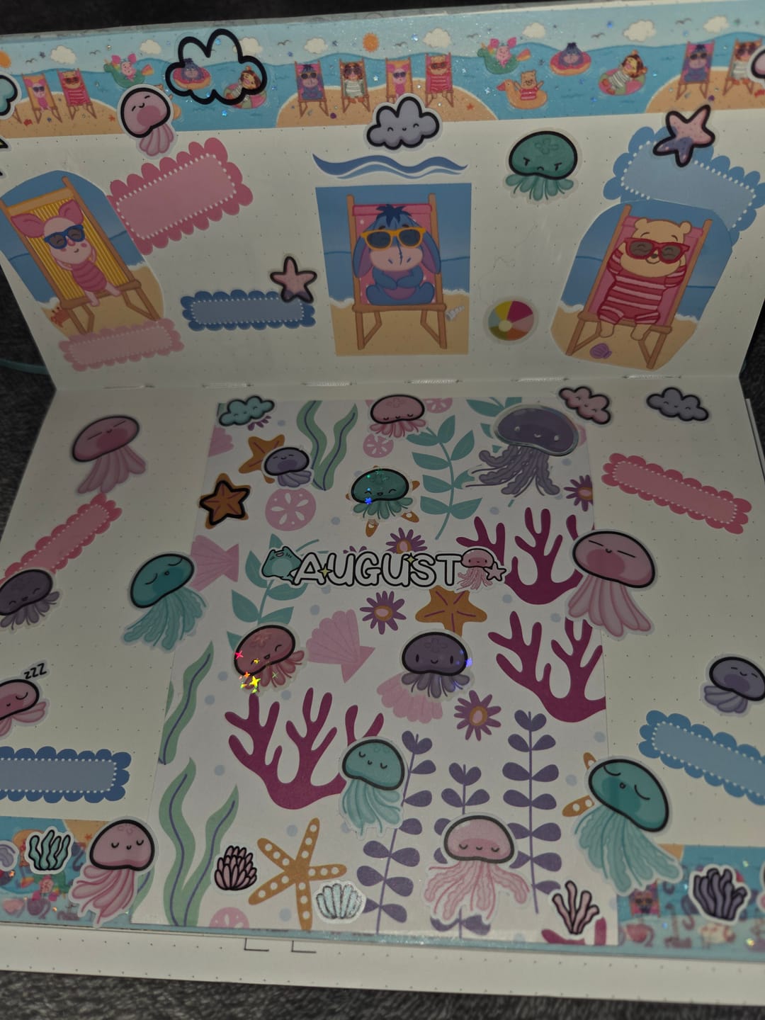 Customer photo review of Sleepy Jelly Sticker Sheet