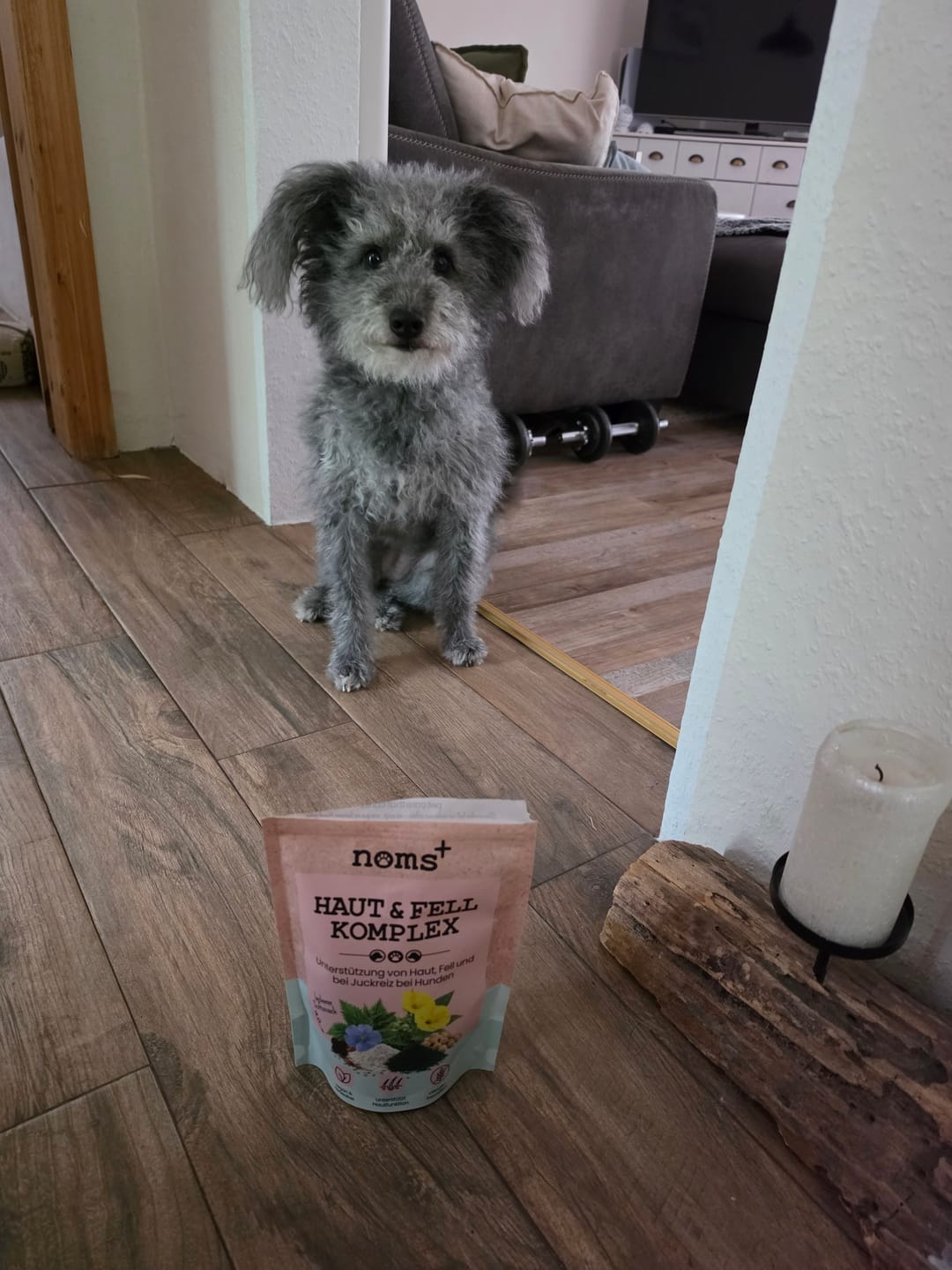 Customer photo review of Haut-Komplex für Hunde