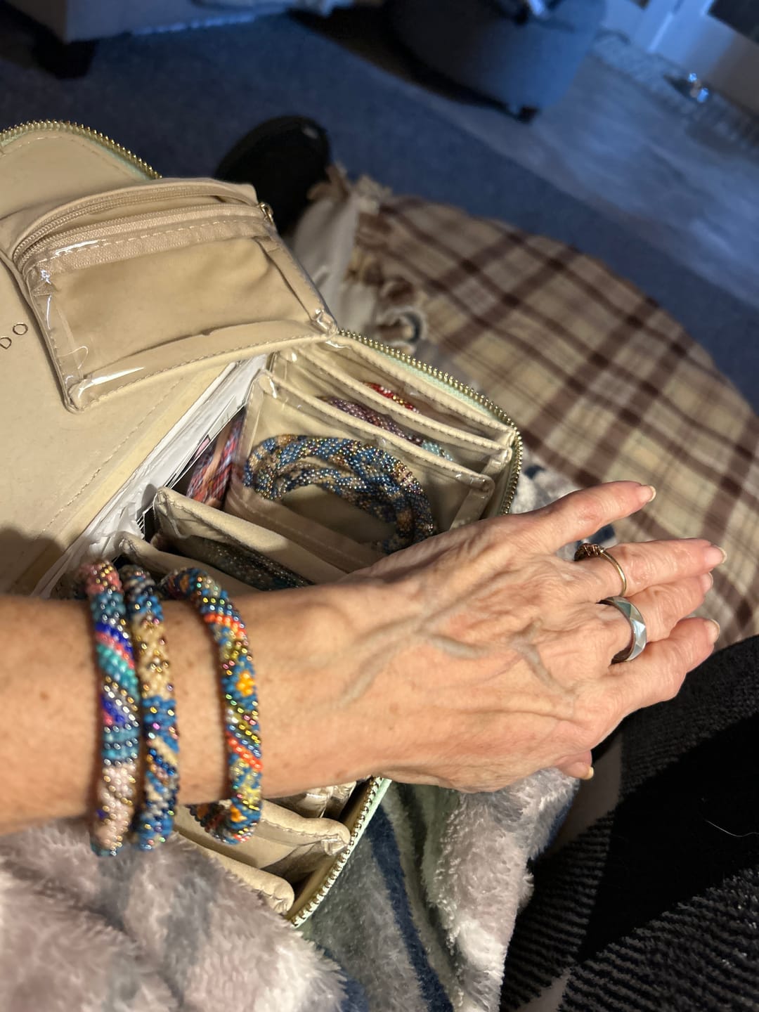Customer photo review of Sunset Over Worn Denim