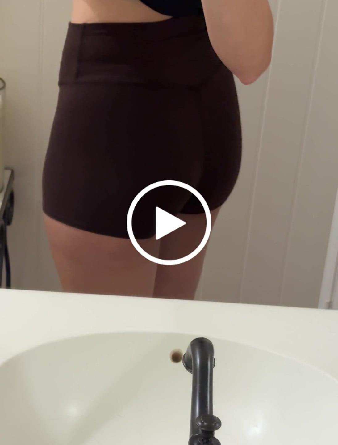 Customer video review of PureFlex Organic Cotton High Waist Shorts