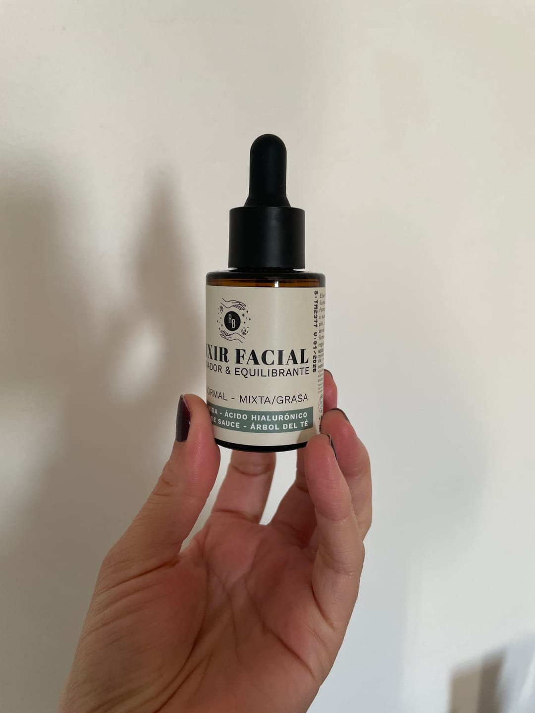 Customer photo review of Elixir Facial Iluminador y Equilibrante