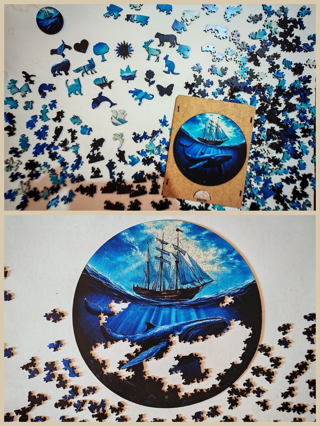Customer photo review of Okyanus Muhafızı - Ahşap Puzzle