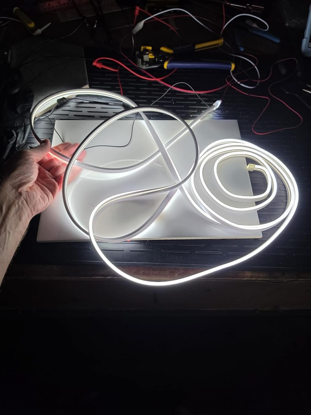 Customer photo review of BOLTHUT™ LED Trunk Light Strip — Auto-On Cargo Lighting