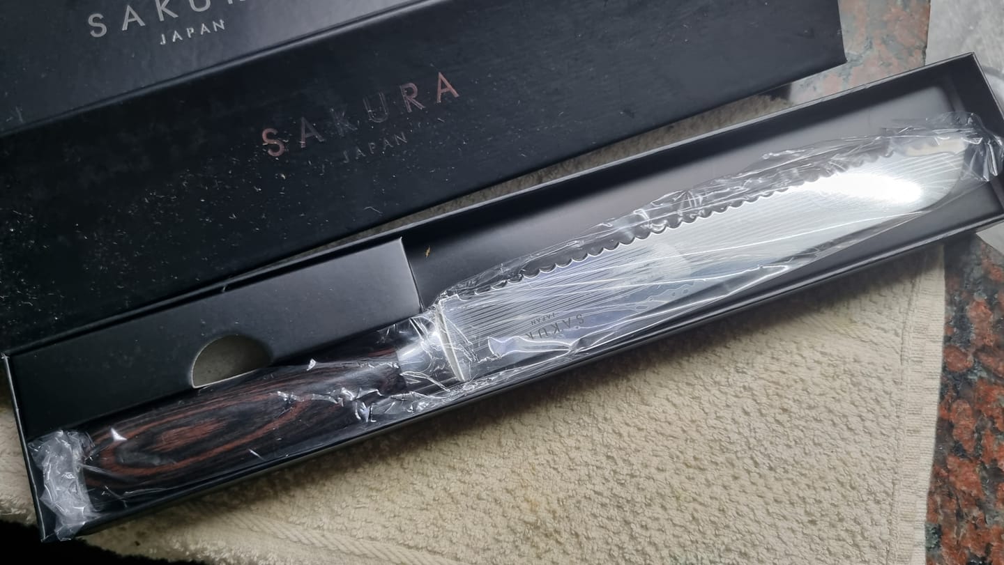 Customer photo review of Cuchillo Sakura Pro Stainless Steel